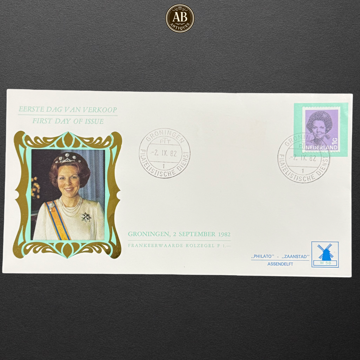 NETHERLANDS FIRST DAY COVER - QUEEN BEATRIX 1982