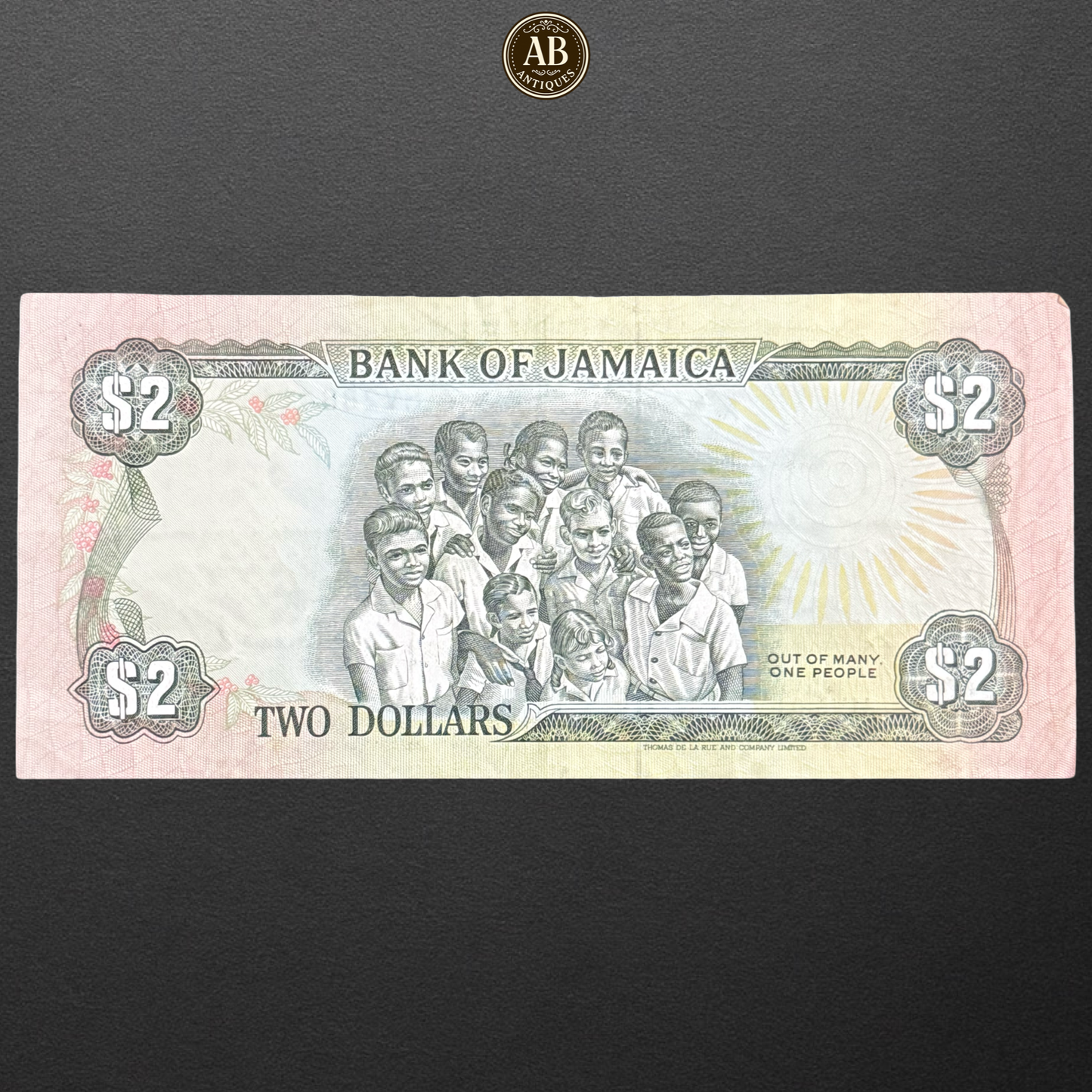2 DOLLARS BANKNOTE – JAMAICA (1993 ISSUE)