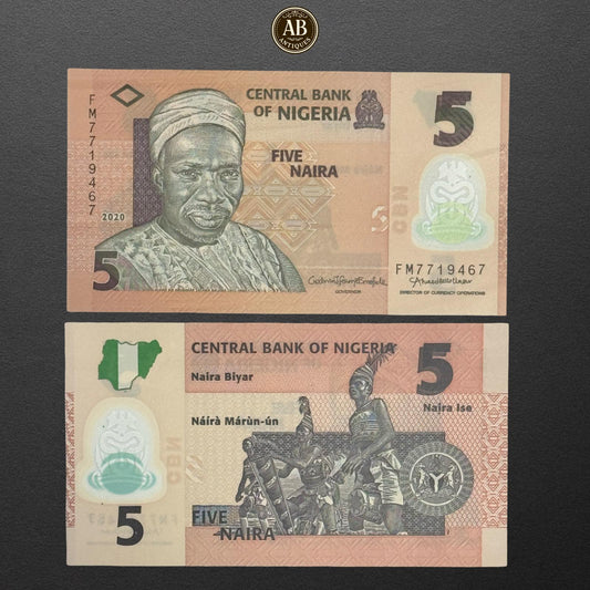 Nigeria – 5 Naira Polymer Banknote (2020)