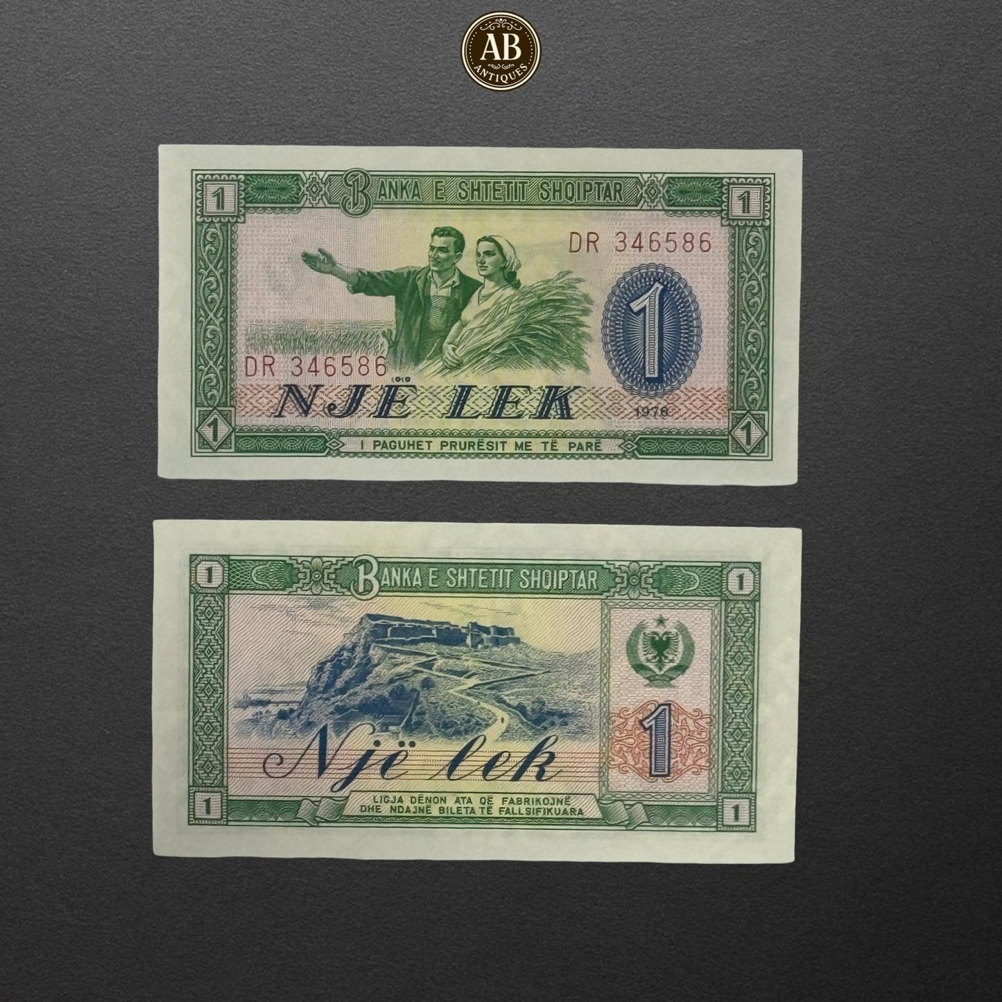 Albania – 1 Lek Banknote (1976)