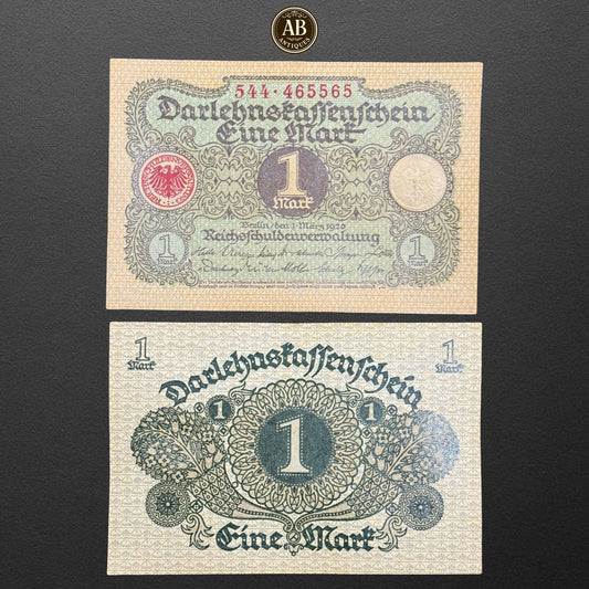 1 MARK DARLEHNSKASSENSCHEIN – GERMANY (1920)