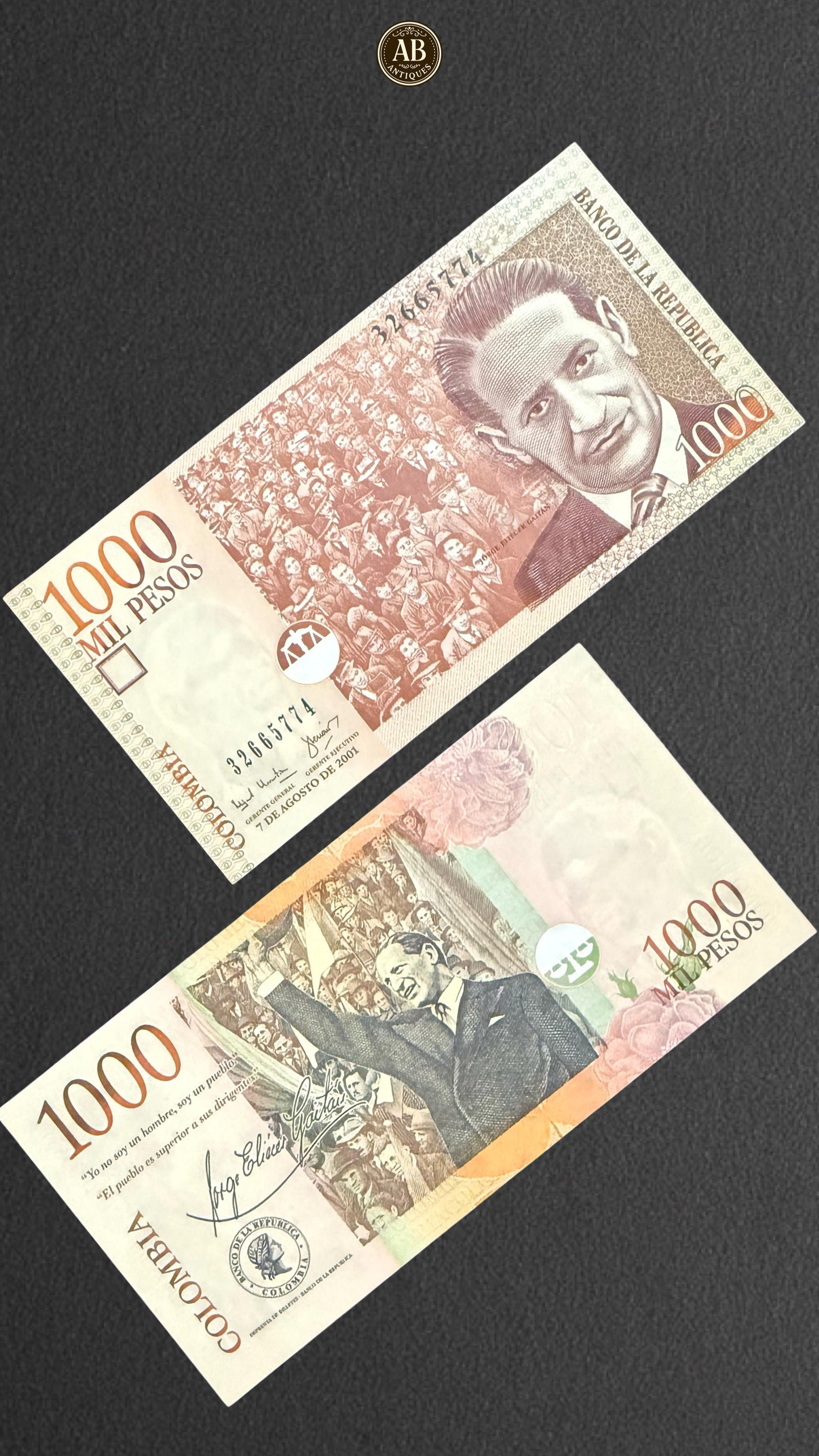 Colombia – 1,000 Pesos Banknote (Banco de la República)