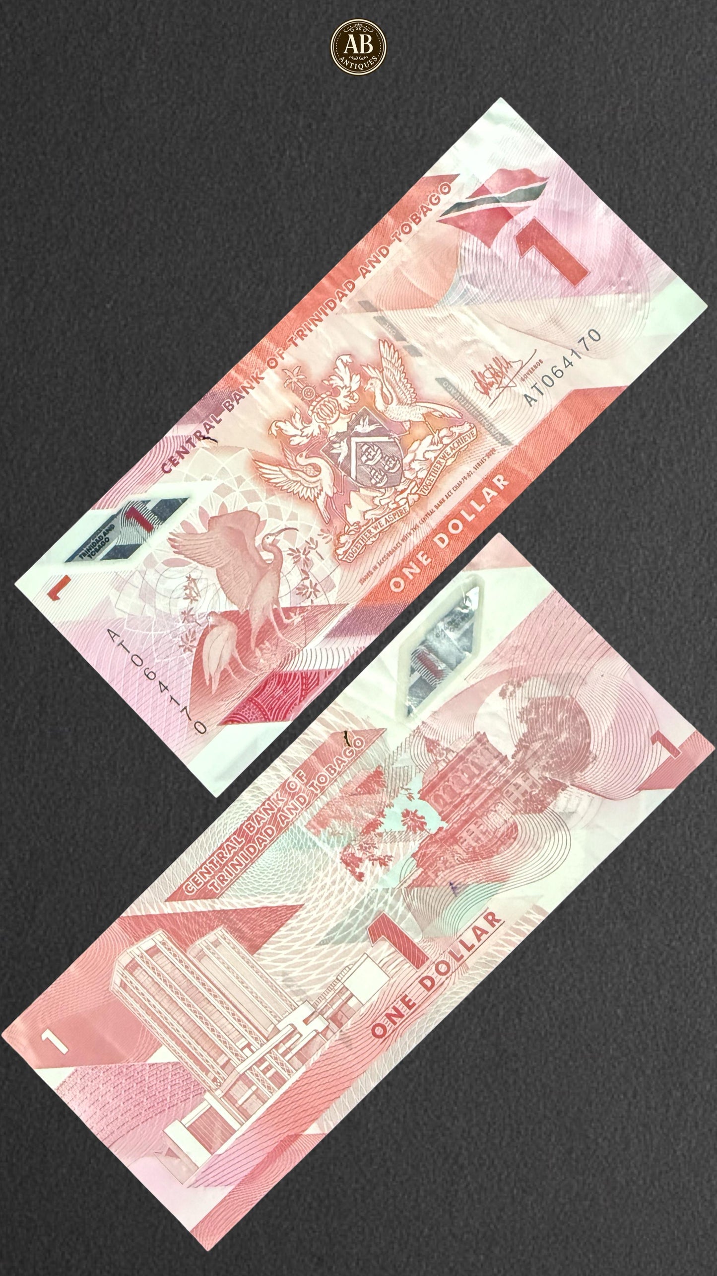 Trinidad & Tobago – 1 Dollar Banknote (Central Bank of Trinidad and Tobago)
