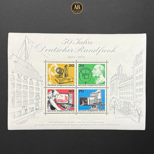 1973 - 50 Jahre Deutscher Rundfunk (50 Years of German Broadcasting) (MINT CONDITION)