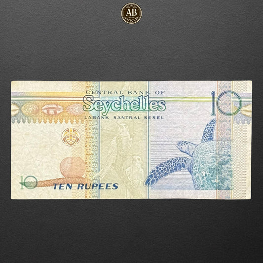 Seychelles – 10 Rupees Banknote (Central Bank of Seychelles, 1998 Issue)
