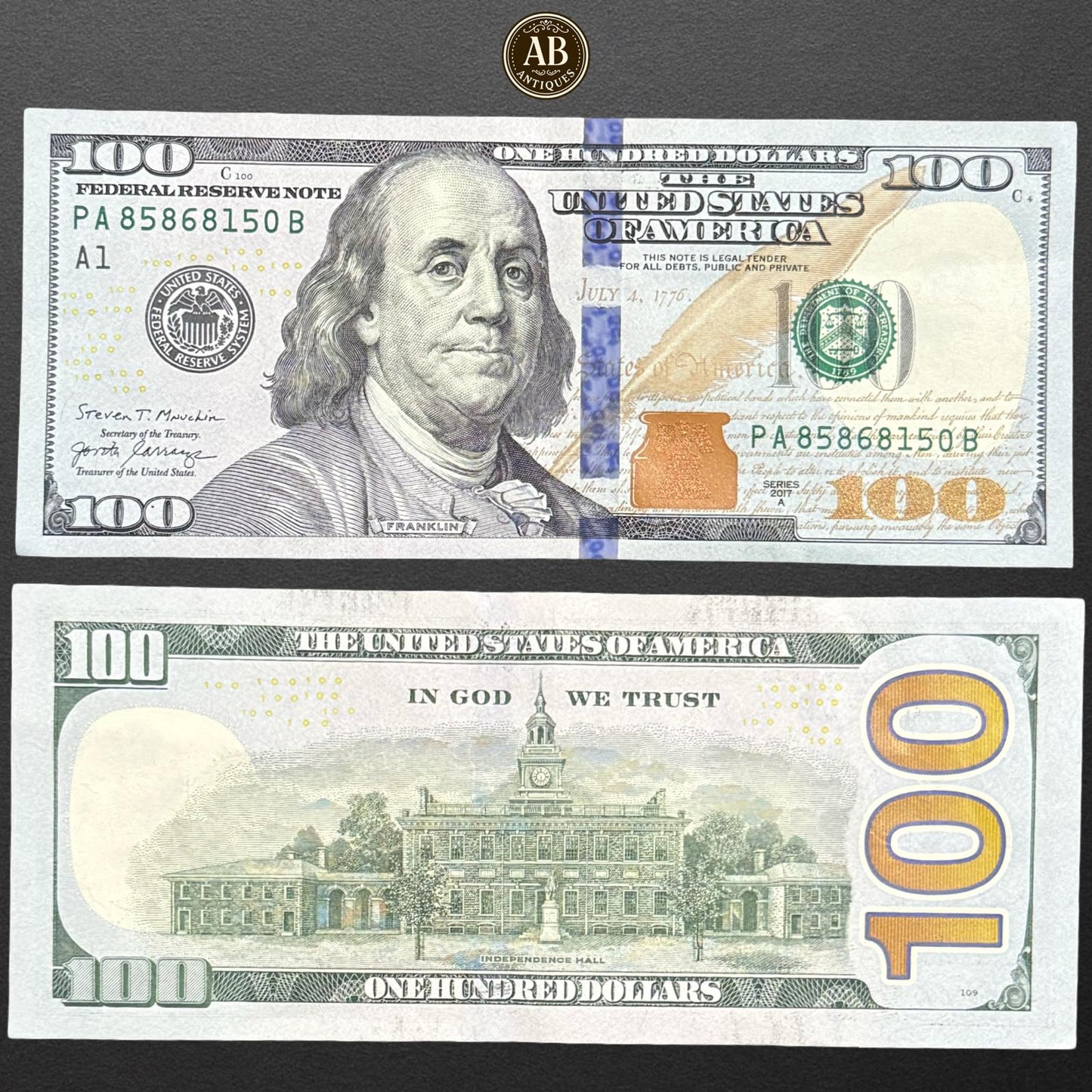 United States – 100 Dollars Banknote (Benjamin Franklin)