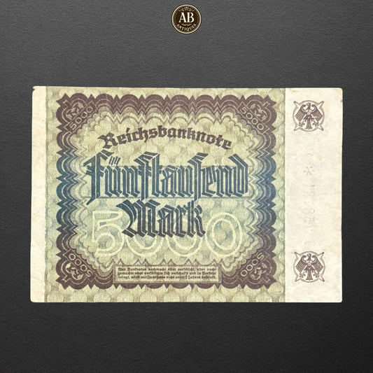 Germany – 5,000 Mark Banknote (1922)