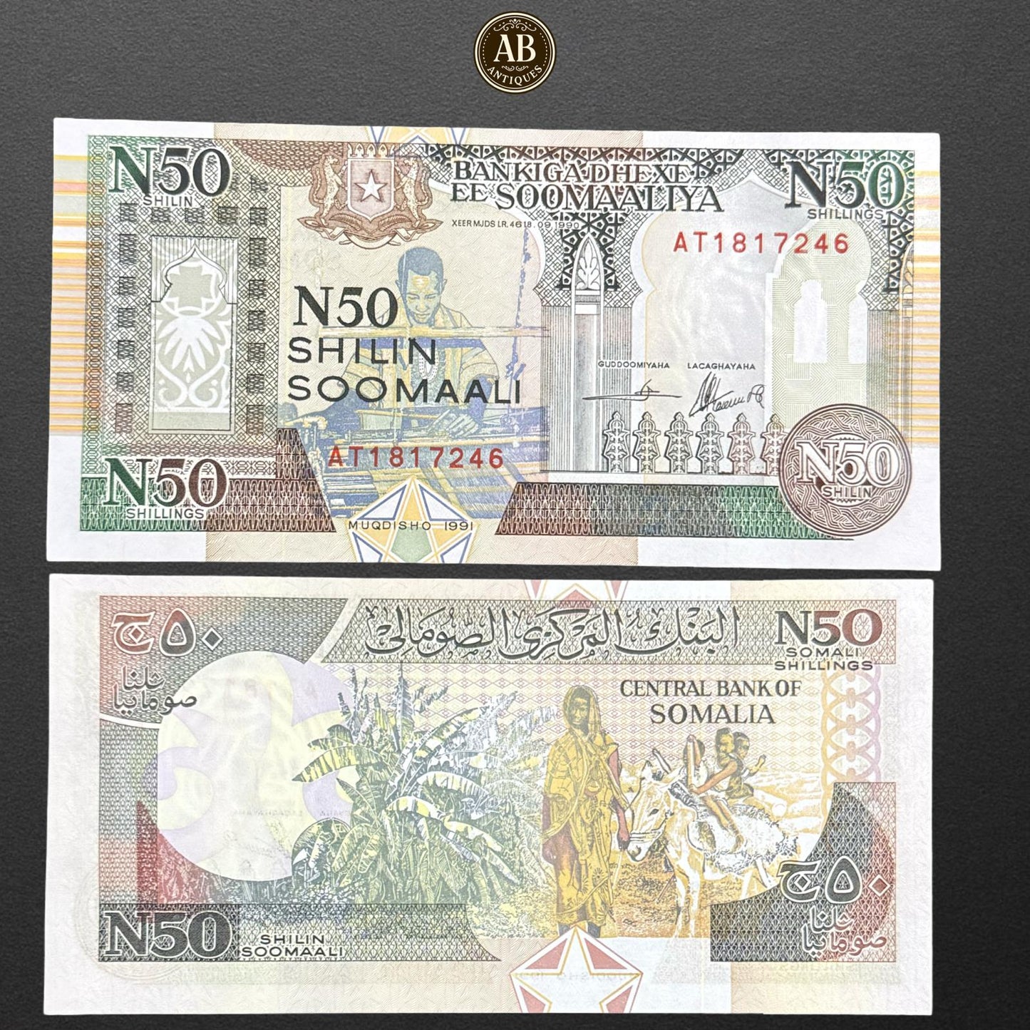 Somalia – 50 Shilin (1991)