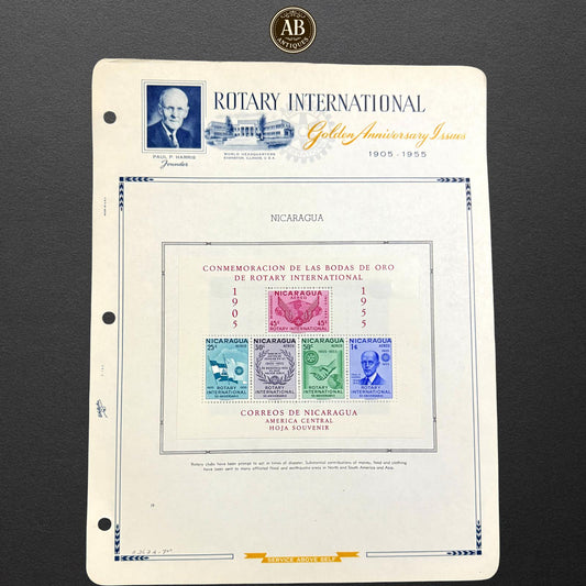 الروتاري الدولية – إصدارات الذكرى الذهبية (1905–1955)، نيكاراغوا