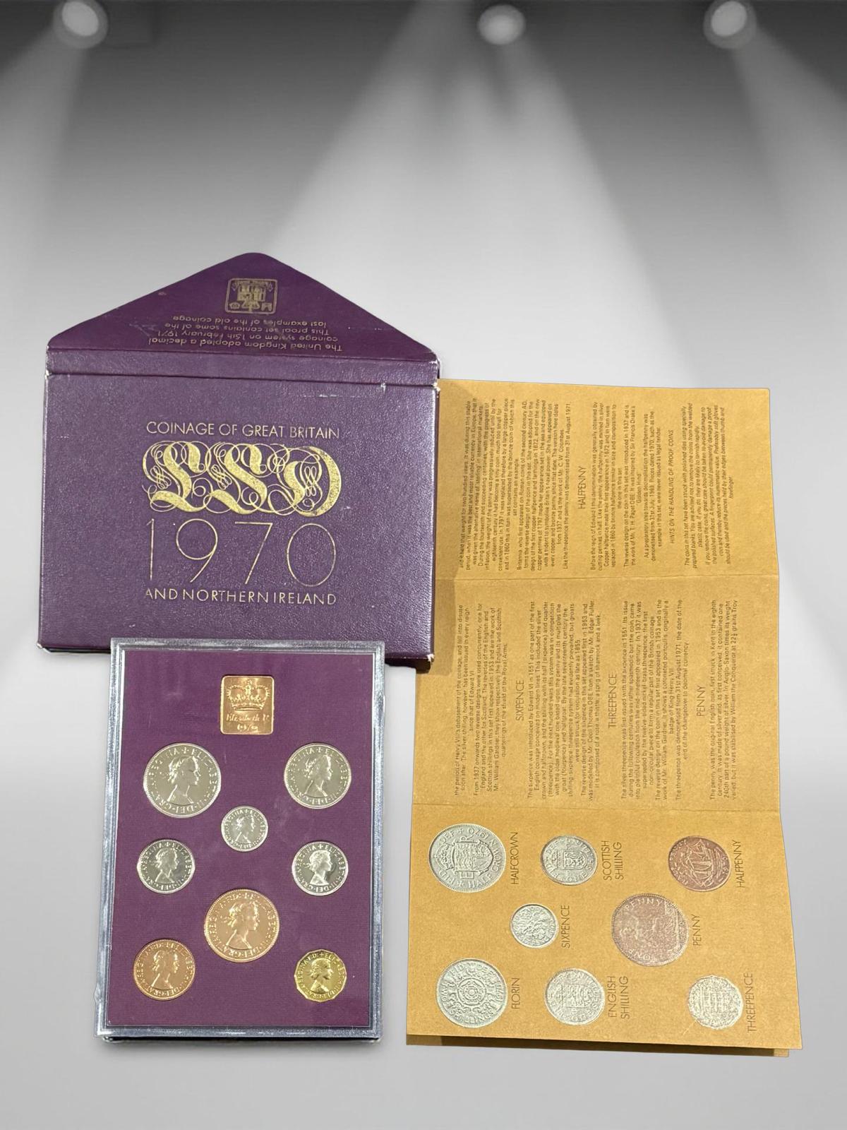 United Kingdom – Coinage of Great Britain and Northern Ireland, 1970 (Last Pre-Decimal Proof Set)