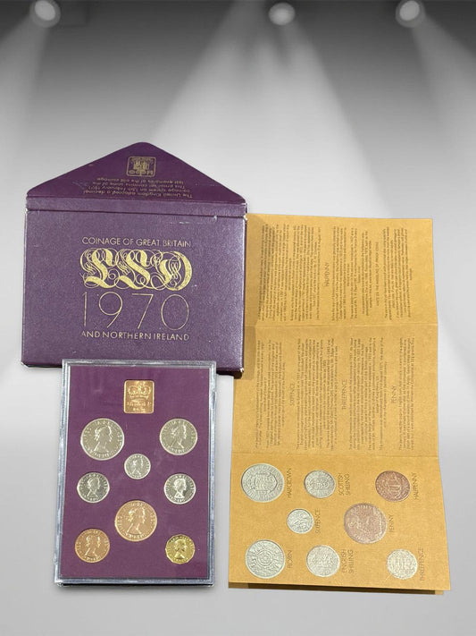 United Kingdom – Coinage of Great Britain and Northern Ireland, 1970 (Last Pre-Decimal Proof Set)